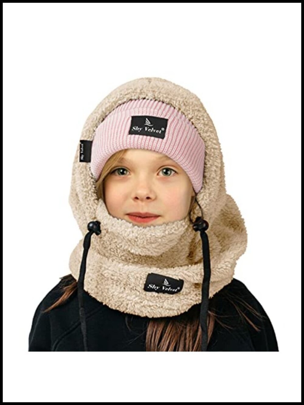 Kids Balaclava Ski Mask Fleece Windproof Winter Face Mask